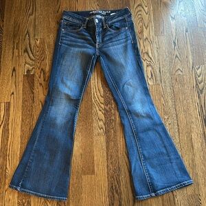 American Eagle Outfitters Blue Flare Jeans